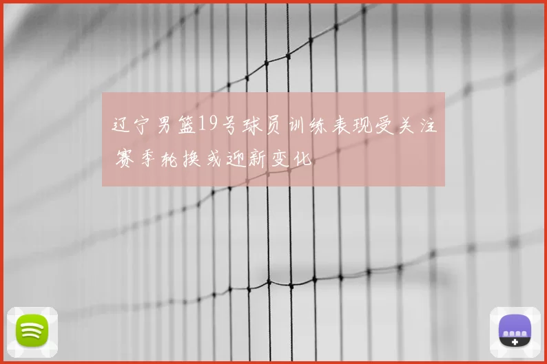 辽宁男篮19号球员训练表现受关注 赛季轮换或迎新变化