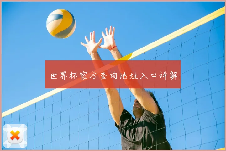 世界杯官方查询地址入口详解