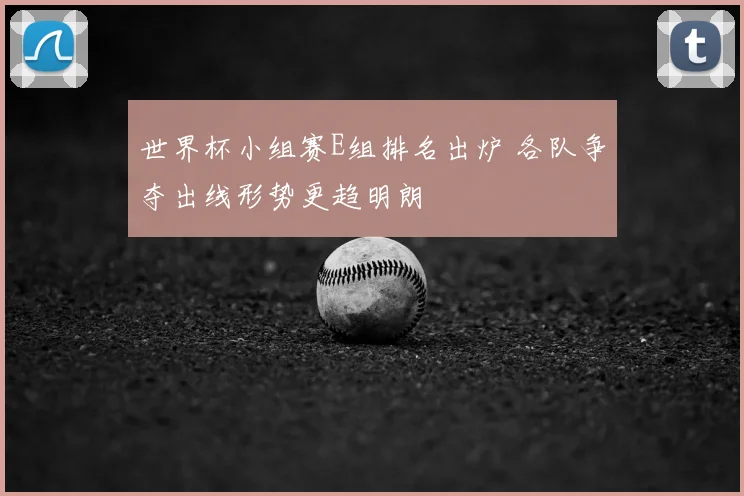世界杯小组赛E组排名出炉 各队争夺出线形势更趋明朗